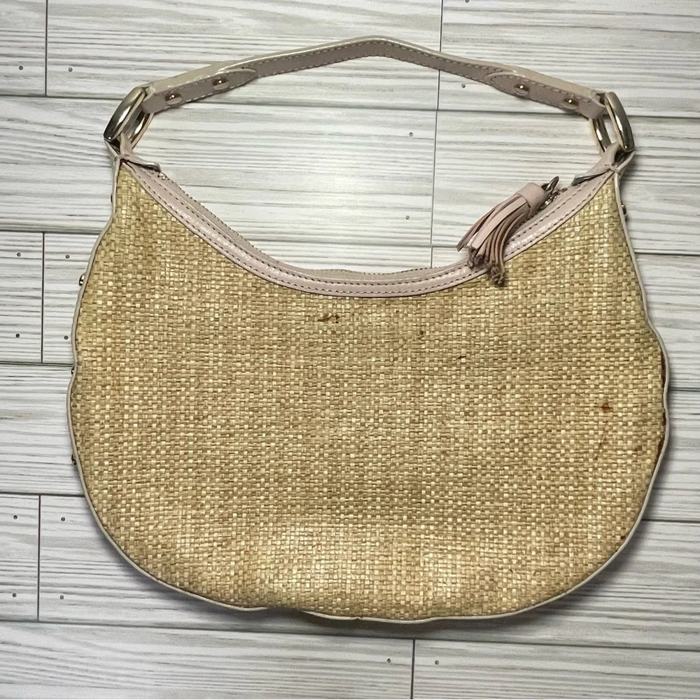 Cole‎ Haan Paige Straw hobo purse